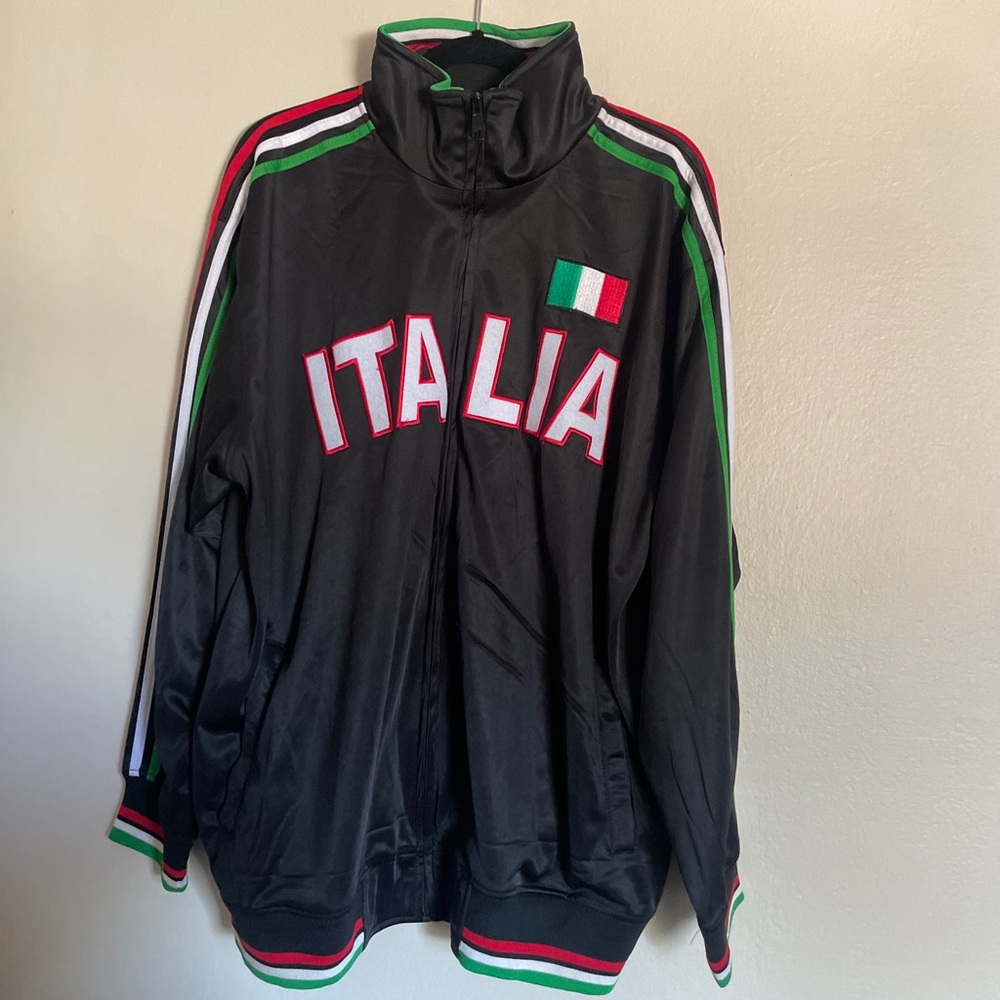 Ghast Italia Mens Track Jacket Embroidered Size XXL